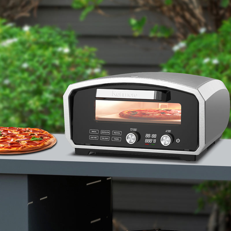 Kenmore Outdoor Indoor Electric Pizza Oven 13 Pizza Weather Resistant