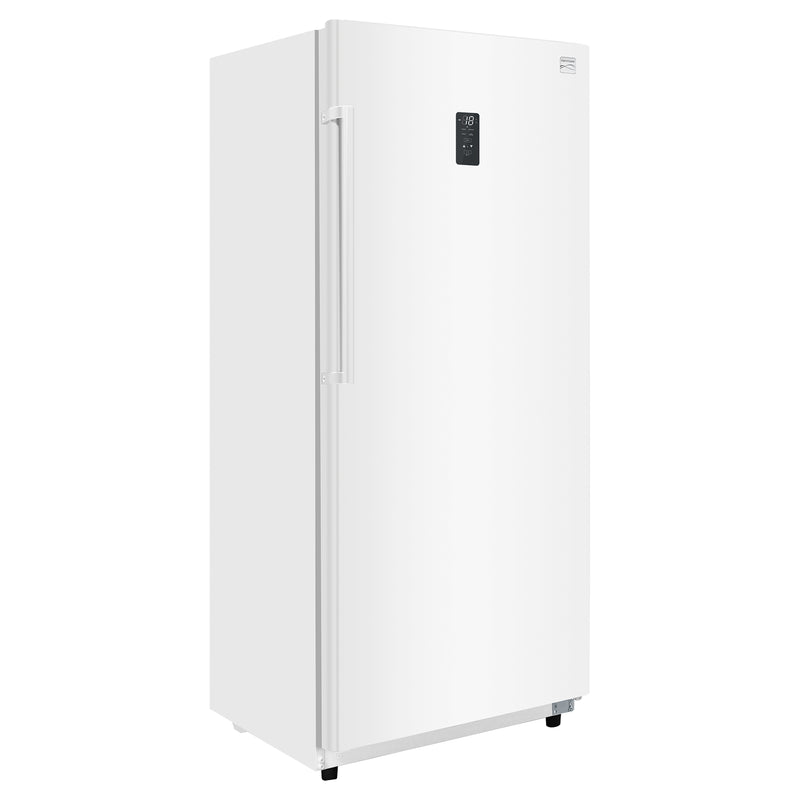 Kenmore convertible upright freezer/refrigerator, closed, on a white background.