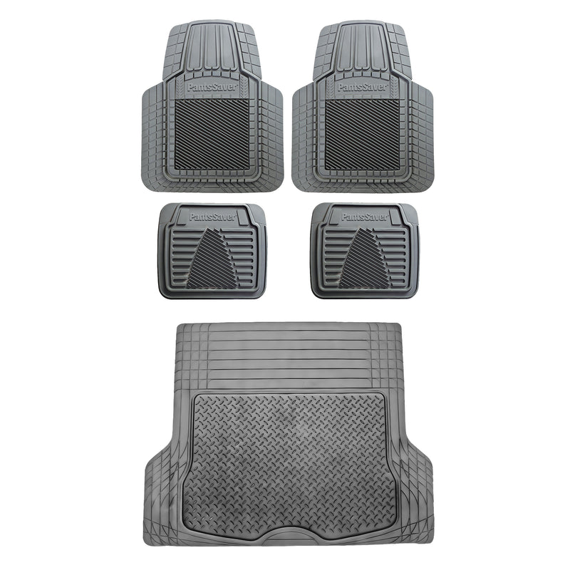 PantsSaver universal fit vehicle mats 5 piece set - Gray