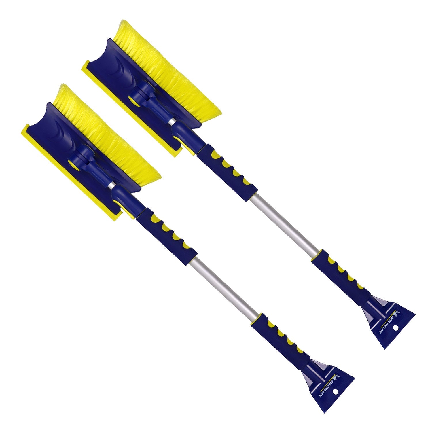 Michelin Colossal Telescopic Snow Brush w/ Squeegee | 2-Pack