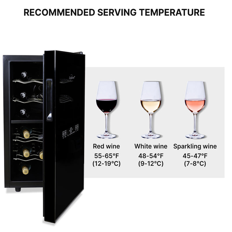 Koolatron 24 bottle shops dual zone wine cellar